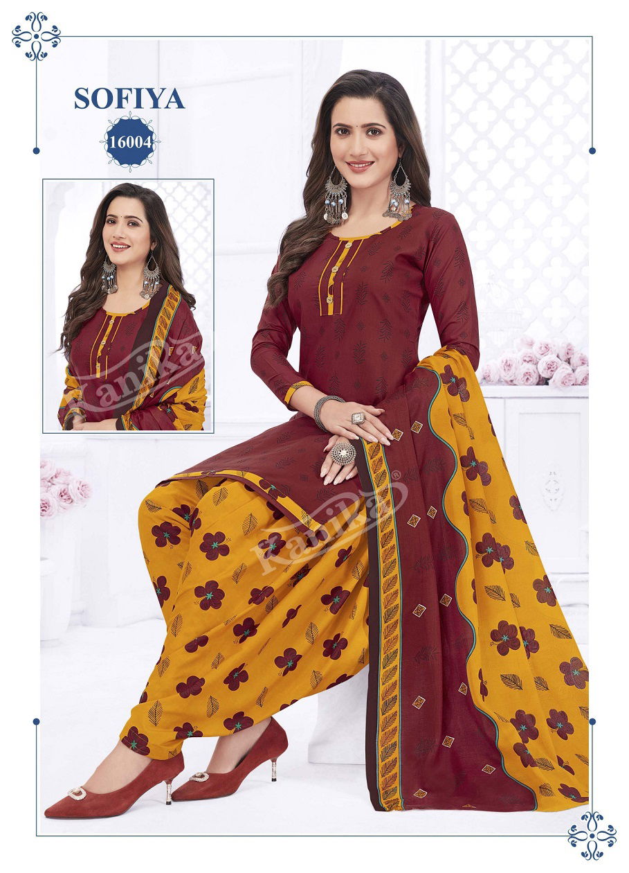 Sofia Vol 16 By Kanika Cotton Salwar Suit Catalog